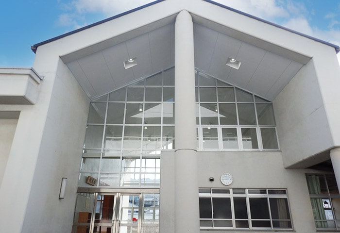 大柿中学校武道場