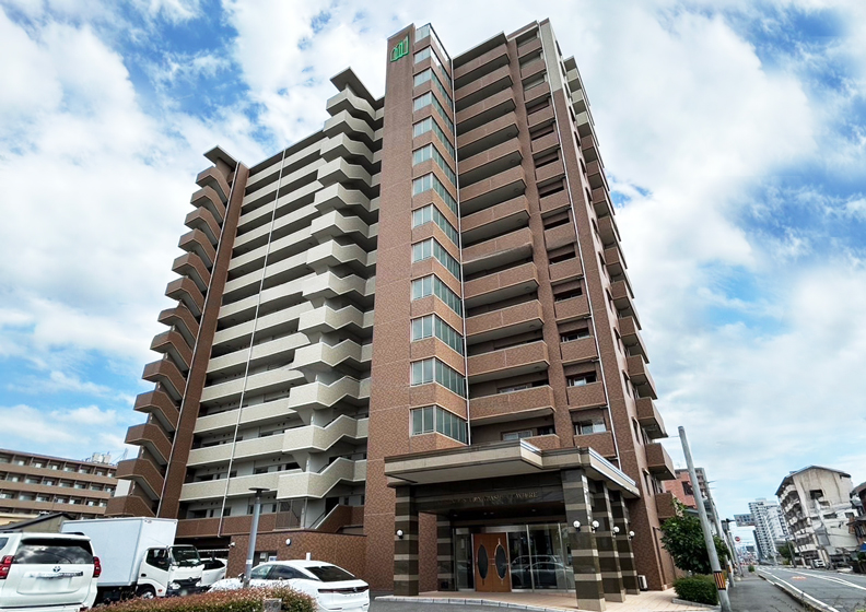 施工新着｜広島市南区分譲マンション　大規模修繕工事