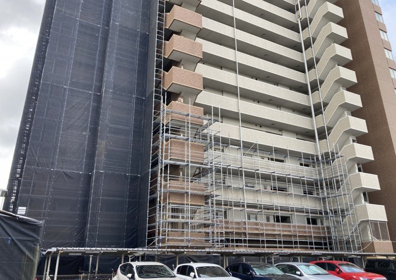 施工経過｜広島市南区分譲マンション　大規模修繕工事②