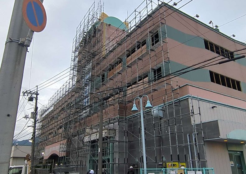 施工経過|プローバ廿日市木材港店 外壁改修工事①