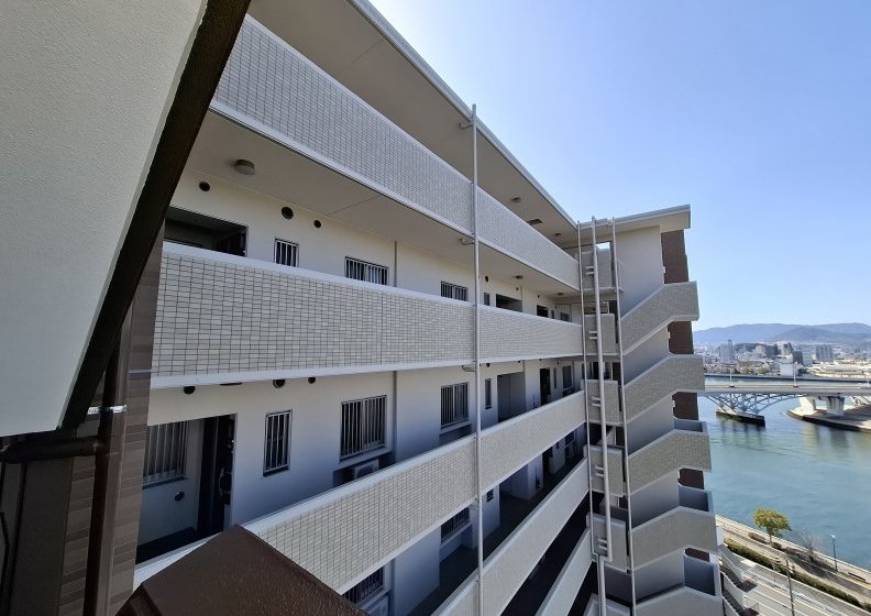 完工｜広島市南区分譲マンション　大規模修繕工事