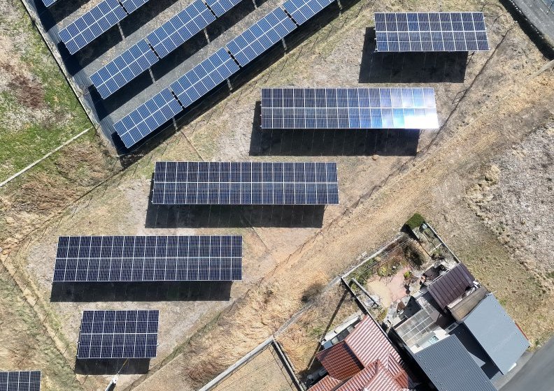 完工｜北広島町丁保余原　太陽光発電所