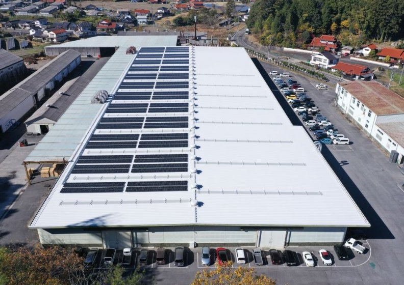 完工 | 浜本工芸㈱佐伯工場様 太陽光発電設備工事