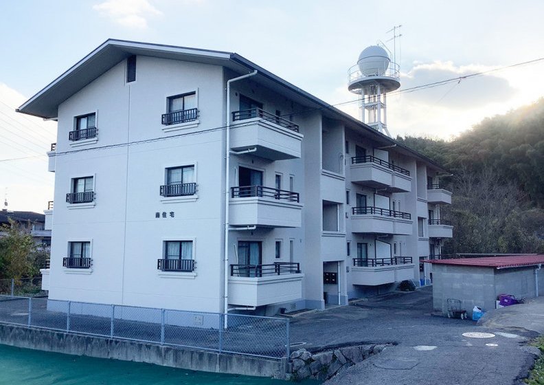 完工 | 江田島市営南住宅屋上防水及び外壁改修工事